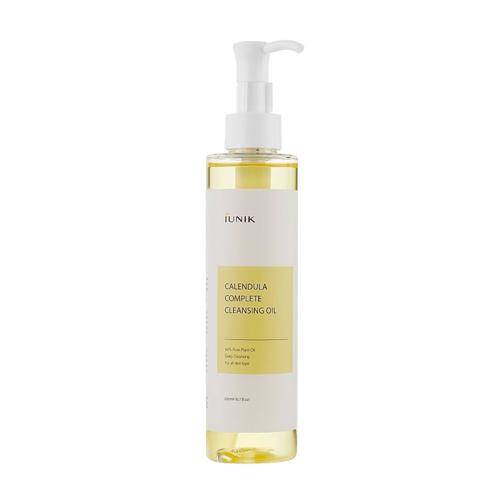 Заспокійлива гідрофільна олія для обличчя IUNIK Calendula Complete Cleansing Oil з календулою, 200 мл